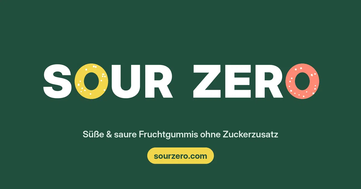 SourZero: süße und saure Fruchtgummis ohne Zuckerzusatz